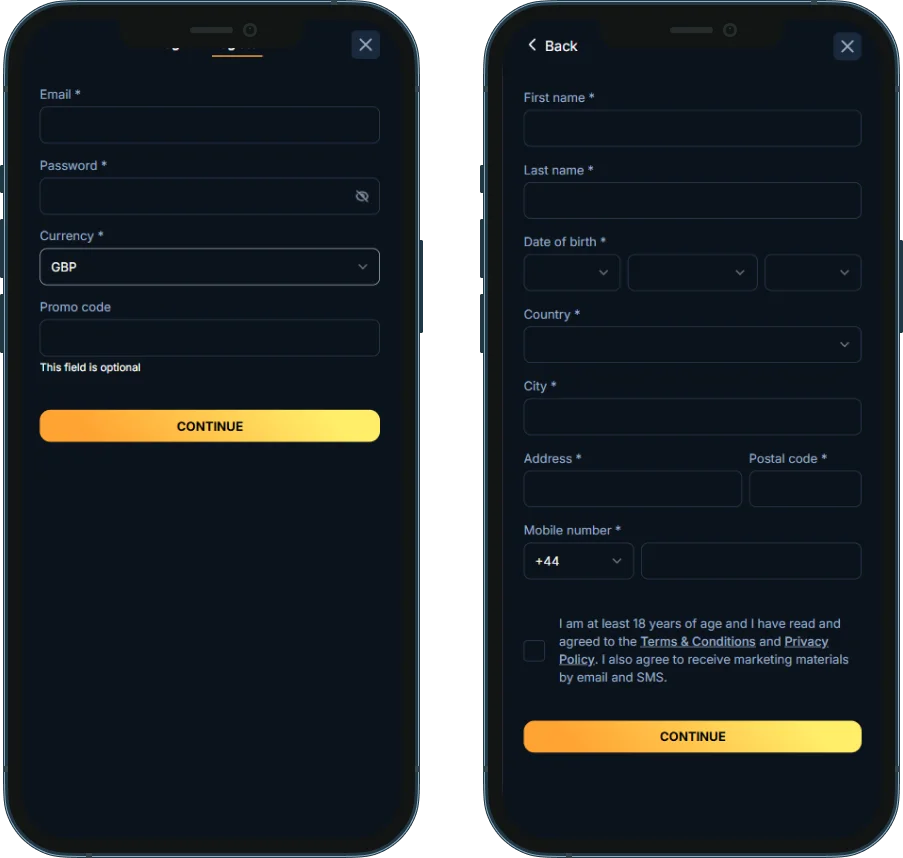 KaleoCasino Sign Up and Login